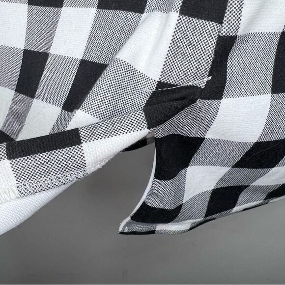 TORRID Black & White Buffalo Plaid Pencil Skirt Size 3 - Picture 6 of 8